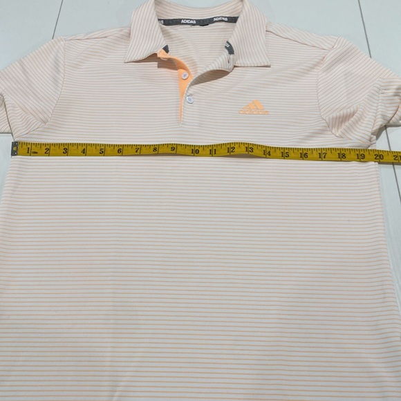 ADIDAS GOLF SHIRT. STRIPED POLO - Picture 6 of 9